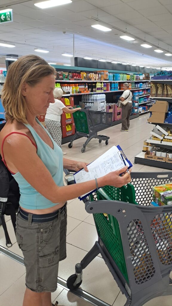 039_Bunkern-für-die-Atlantiküberquerung_Einkaufsliste Bunkern auf der ⛵RONDÉE ATLANTIQUE😉