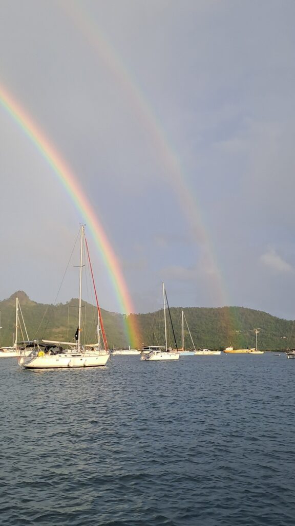 046_Ankunft-in-der-Karibik_Regen-Doppel-Bogen