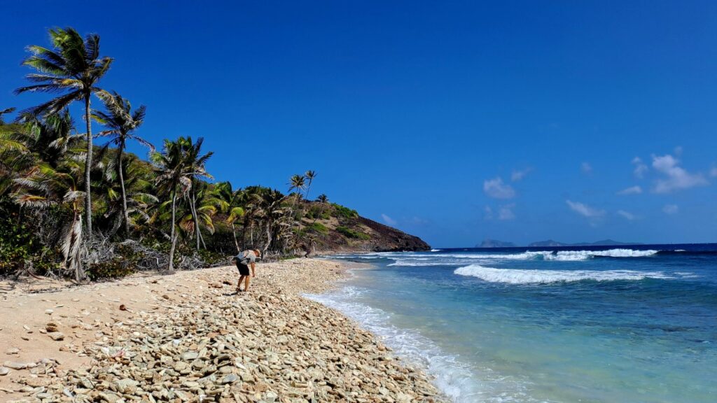 #060_Drei-einsame-Inseln_RONDÉE-ATLANTIQUE Drei einsame Inseln Petite Nevis Strand (Mittel)